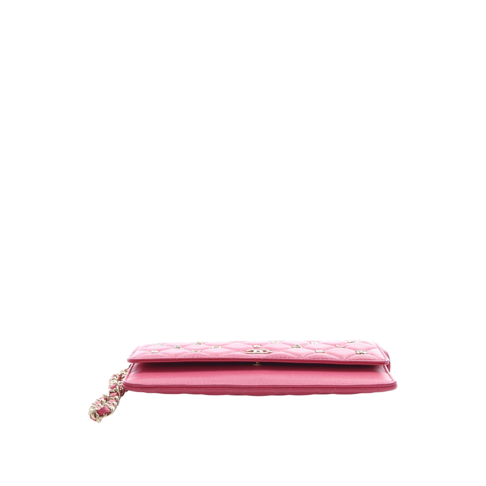 Pre-Loved Chanel Quilted Lambskin All About Chanel Clutch On Chain - Picture 3 of 12